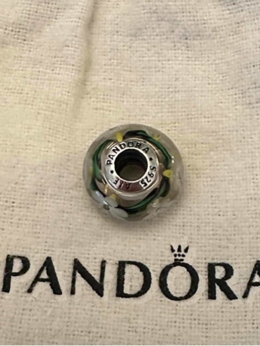 Pandora Wildflowers Murano Charm